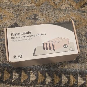 Expandable Drawer Organizers - Cream